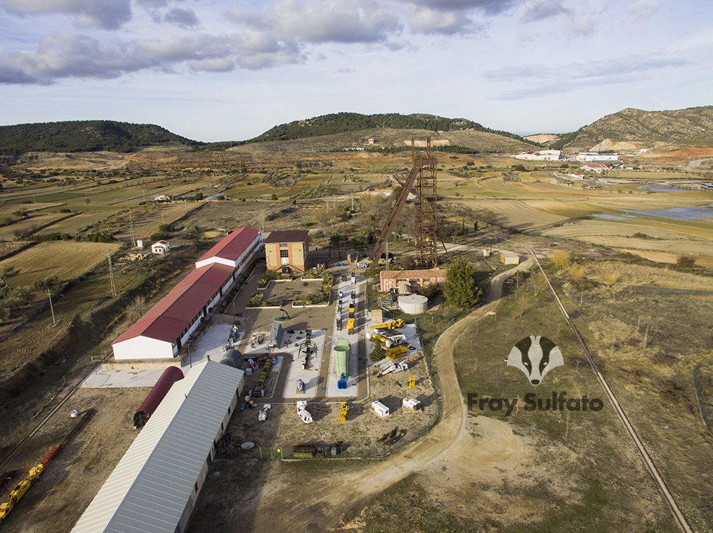 Vista aérea del Museo Minero de Andorra